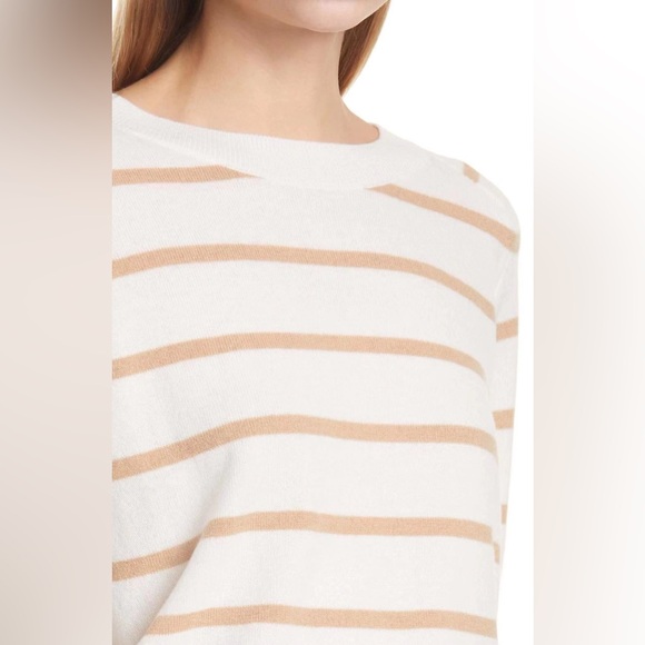 NWT Vince Striped Wool & Cashmere Blend Sweater Jumper - Picture 2 of 6